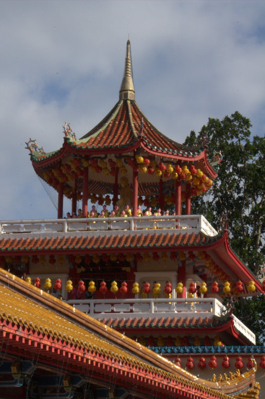 Temple rooflines at Kek Lok Si.