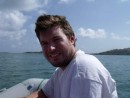 Will Sayer. Winner of the OSTAR 2009 in his Sigma 33 Elmarleen. Off snorkeling with the Sprucettes at Cul de Sac Anglais - Martinique.