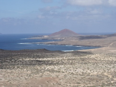 View from the top of the volcano on Graciosa.