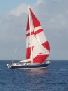 Kianos sets sail fro Tonga.