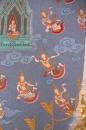Murals inside the temple at Krabi