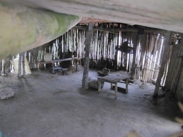 Inside a Kuna dwelling