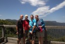 Neil, Kathy s/y Attitude with Sue and Andy on the Sky walk Dorrigo National Park.