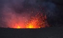 Fire show at the volcanoe on Tanner