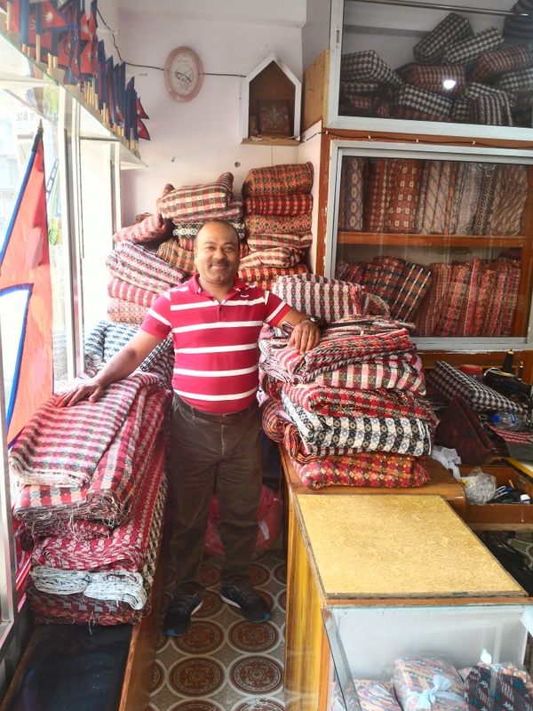 Kaka with traditional hand woven bead spreads.