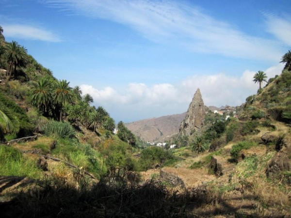 Striking volcanic pinacle in Valley Hermigua