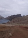 Looking back to the West from the isthmus of Sao Lourenco at the Estern end of Madeira. This area is far more barren than most of the island to the West.