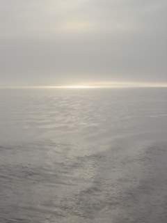 Foggy seascape - distance to the fog is deceptive