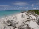 Looking North at Low Bay on the West coast of Barbuda.