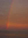 Awesome rainbow at sunset. Cap d