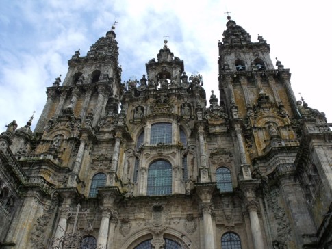 Destination for pilgrims. Santiago del Compostela. The Cathedral. We believe this Cathedral is the second most important to the Roman Catholic Church after St Peter