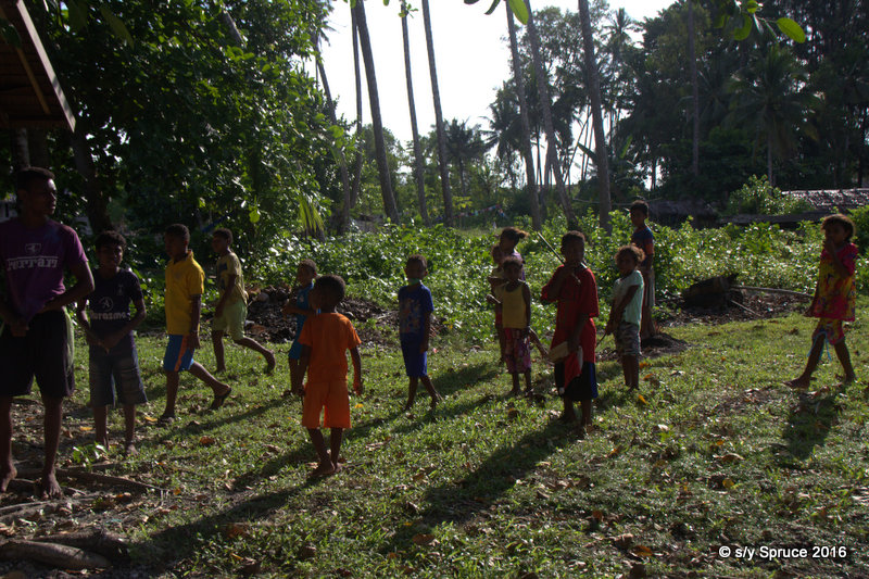 Children at Deer Island.