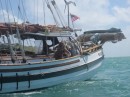 Norna arrives in Grenada - Kourtney on the helm