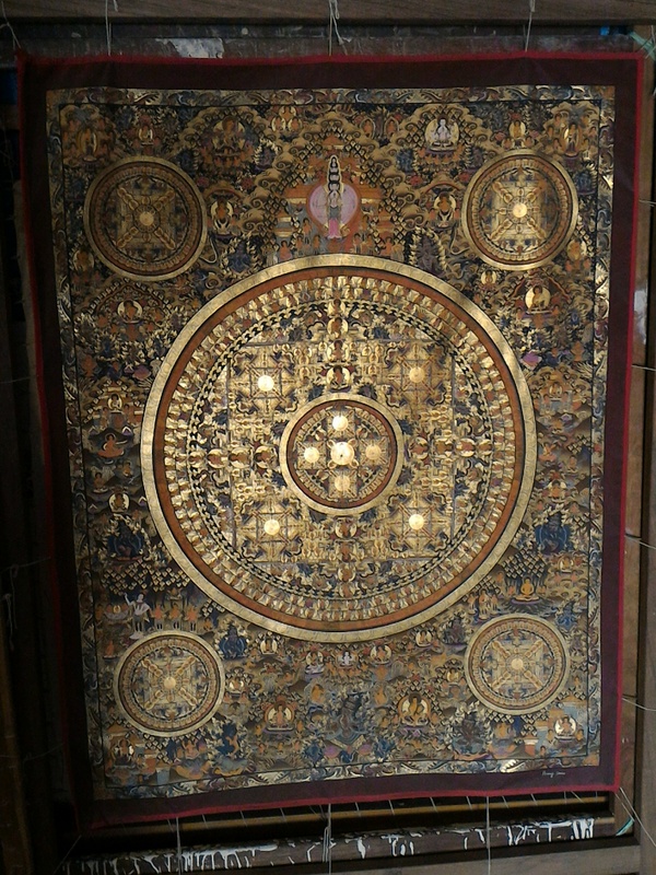  A Mandala painting.