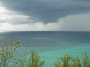 Notice the two water spouts on the water heading towards Annegada.JPG