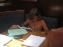 Daniel doing schoolwork.....JPG