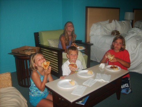 Kids Night-pizza and movie,,,adults go out for dinner