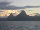 Sunrise departing St Lucia on our way to Martinique.JPG