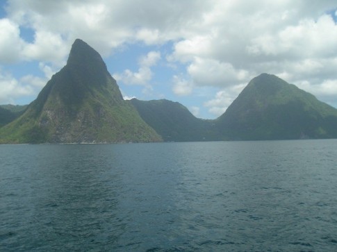We are going to anchor between the Pitons.JPG
