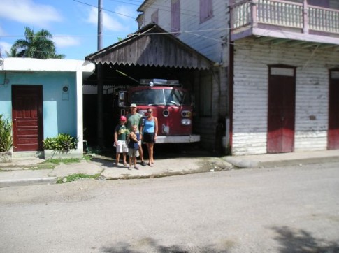 The Fire Station in Luperon, Dominican Republic.