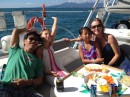 It was great to have Karl and his family visit us in PV for a day sail