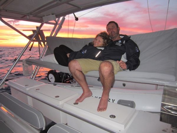 The leg to Cabo had one overnight stint with another great sunset