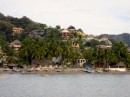 Across the bay from Tenacatita is the small bohemian town of La Manzanilla.  It is chock full of Canadians