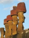Moai,s overlooking Hotuiti