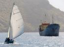 Traditional sailing sloop Bequia
