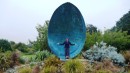 Another superlative: the largest abalone shell, constructed of jillions of tiny pieces of paua, or abalone. 