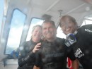 Alison, Allan and Divemaster Eric from Top Dive.