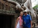 Hindu Angkor tree temple