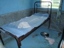 Delivery room, Asanvari Dispenary (there were rat turds on the sheet when we visited)