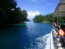 On the way to a dive in the Rock Islands.