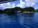 Natural bridge in the Rock Islands