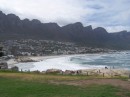 A view of the beach at Camps Bay where we spent Christmas Day