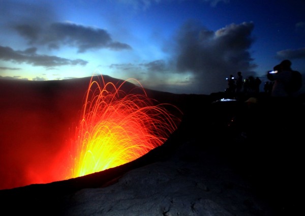 The volcano in Vanauatu