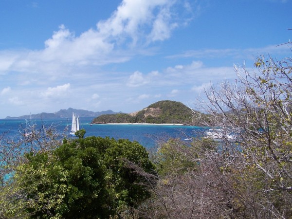 A view of Jamesby Island from Baradal Island
