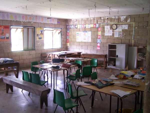 A classroom we visited