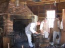 Mount Vernon has a full functioning black smith shop where they make iron works that are needed to renovate the estate