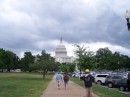 Our guide leads us towards the Capital Building