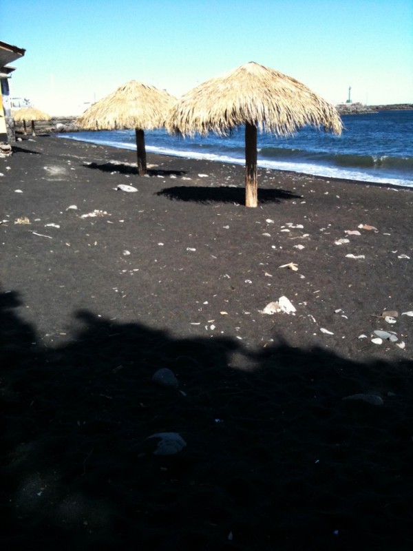 Black sand beach - Santa Rosalia