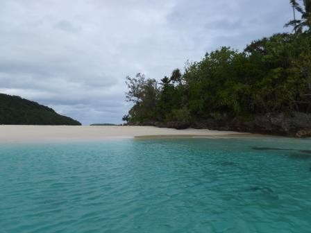 Pretty beach we had all to ourselves on Nuku Island.  In fact we had the whole D!@# island...