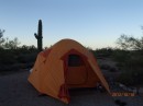 Our camp site at Lost Dutchman