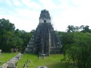 the great plaza at Tikal.  You can stand in the middle of the square and the acoustics are incredible.