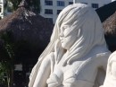 A sand sculpture in West Palm Beach