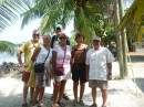 Lenny & Sue from  
Windancer; Andy & Marilyn from Amida;
Jennifer from Boquette, Panama