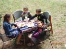 Thanksgiving on the tree farm: The grandkids at thanksgiving...