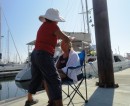 Judy the "Dock Stylist" with a little charity work!