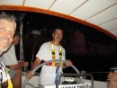 And we sailed off into the tropical night. JP and Will